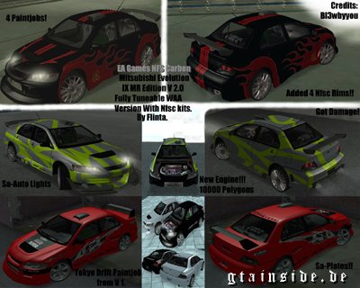 Mitsubishi Lancer Evo IX MR Edition v2.0