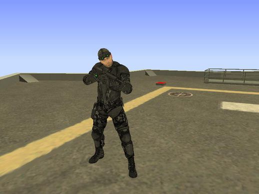 Sam Fisher Splinter Cell BlackList Mk. VIII Tac Suit Black Version