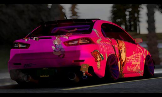 Mitsubishi Lancer Evolution X Hellaflush