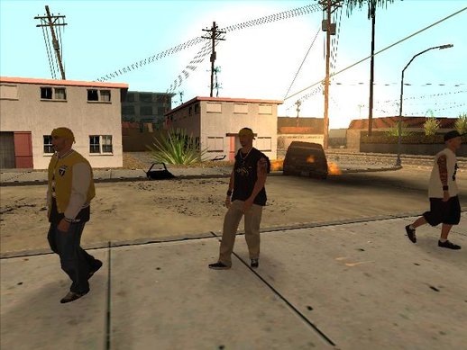 GTA V Gang Skins for SA