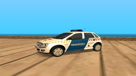Opel Corsa Magyar Rendőrség