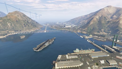 GTA 5 Aircraft Carrier For Fort Zancudo Island V4