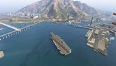 GTA 5 Aircraft Carrier For Fort Zancudo Island V4