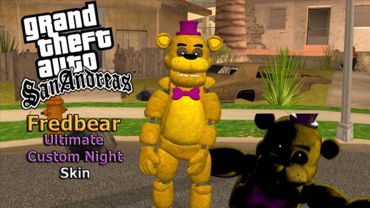 FNAF Fredbear Ultimate Custom Night skin