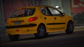 Peugeot 206  2004 [Add-On | Extras | Dirt-map]