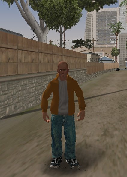 Jimmy Hopkins With Orange Jacket From The Beginning Of The Game Bully SE