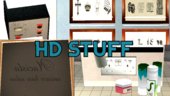 Barber Shop and Tattoos Shop Interior Retexture