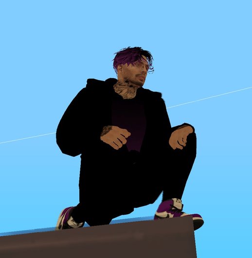 Skin Purple And Black 