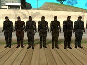Naked Snake (with bandana, eyepatch and all camouflages) from Metal Gear Solid 3: Snake Eater