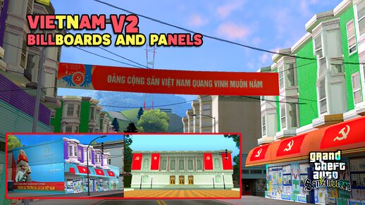 Vietnamese Billboards And Panels V2 - Biển Quảng Cáo Và Biểu Ngữ Việt Nam V2