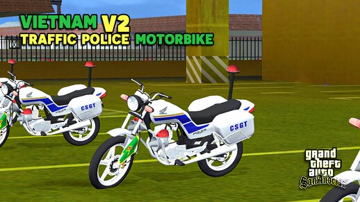 Vietnamese Traffic Police Motorbike - Xe Mô Tô CSGT Việt Nam