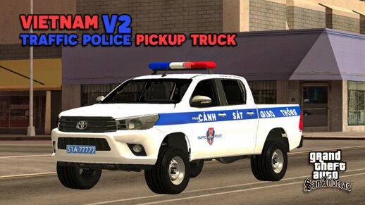 Vietnamese Traffic Police Pickup Truck V2 - Xe Bán Tải CSGT Việt Nam V2