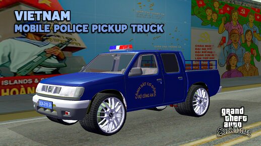 Vietnamese Mobile Police Pickup Truck V1 - Xe Bán Tải CSCĐ Việt Nam V1