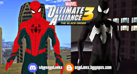 MUA3 Red and Black Spider-Man Suit