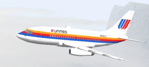 United Boeing 737-100 for Android