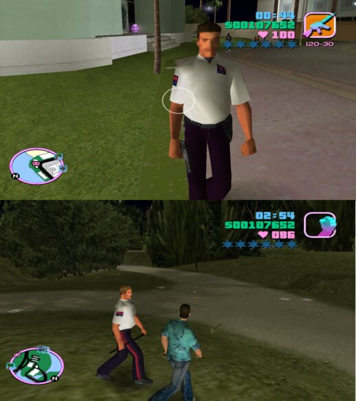 Lance and Tommy as Securitas