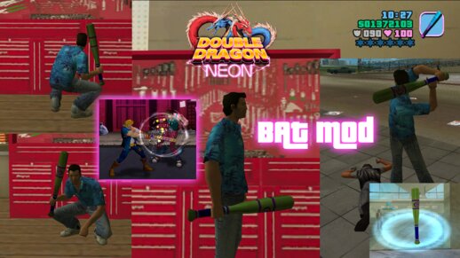 Double Dragon Neon Bat Mod