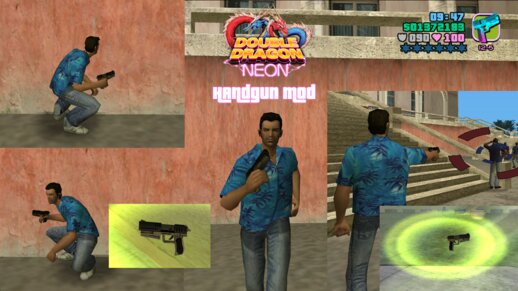 Double Dragon Neon Handgun Mod