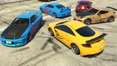 Burnin' Rubber Livery Pack - 1 [Replace + Menyoo Configs]