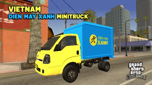 Vietnamese Dien May Xanh Mini Truck - Xe Tải Điện Máy Xanh Việt Nam