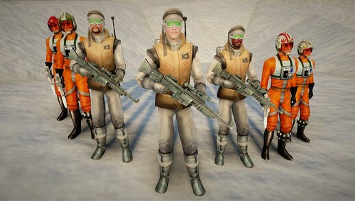 Star Wars - Rebel Soldier Hoth and Pilot