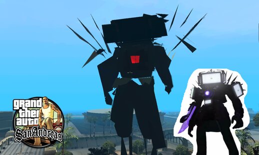 Low Poly Titan Tv Man