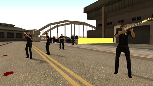 Female Police and Medic