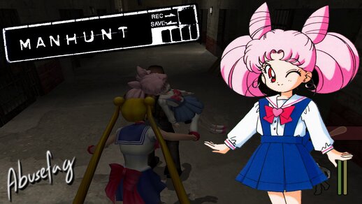 MANHUNT Chibiusa (Sailor Moon) as Baseball Bat (Metal)