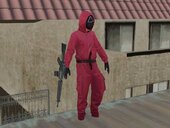 Pink Guard from Free Fire x Squid Game