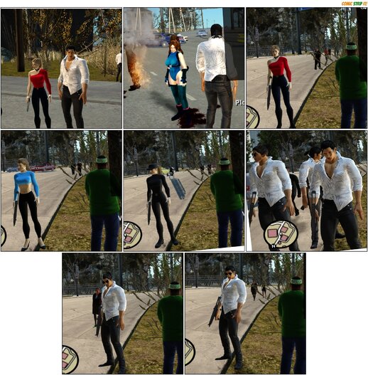 Sergei, Kazuya, Mai and Sonya 