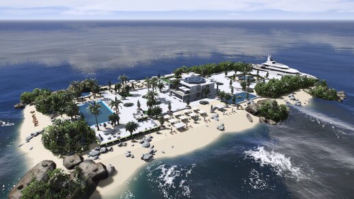 Island Mansion (Add-On / Map Builder)