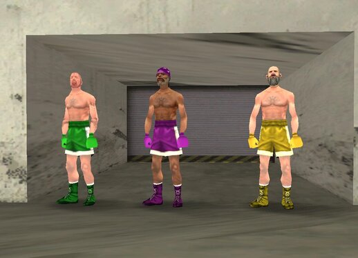 New GTA SA Style Boxers in the Style of LS Gangs