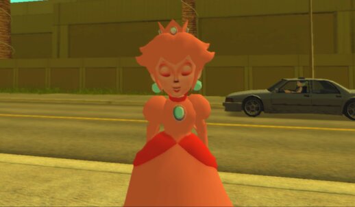 Pink Gold Peach from Mario Kart Tour
