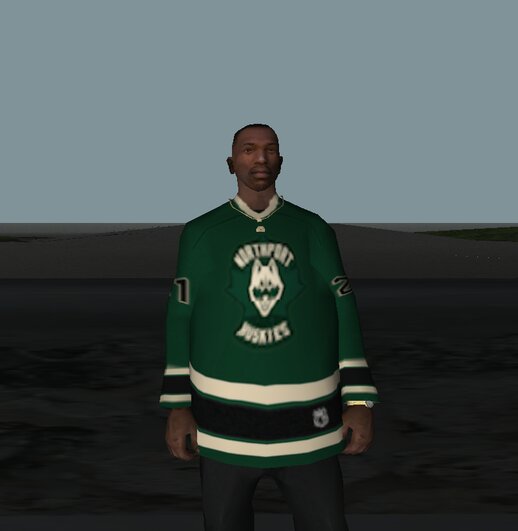 Fictional Northport Huskies Jersey for CJ