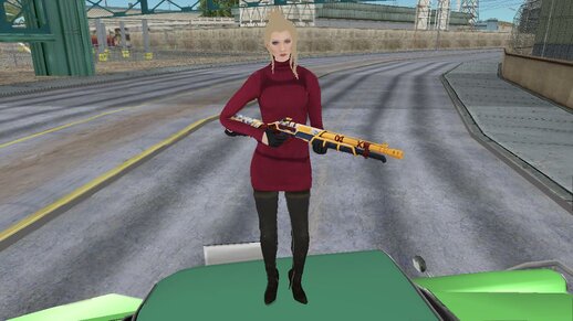 Scarlet with Ada Wong Outfit