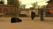 Ryder's  Shoes and Mom's Blender as Weapons