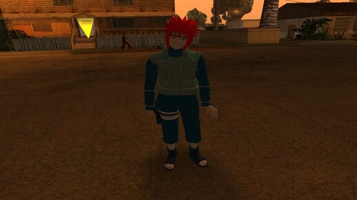 Minato Namikaze Sharingan and red Hair