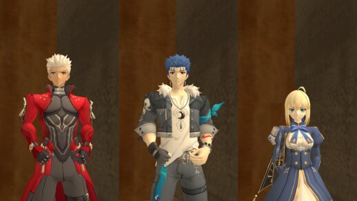Archer. Lancer. Saber from Honkai: Star Rail