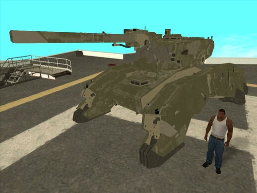 Battle Gear (with green USSR camo) from Metal Gear Solid V: The Phantom Pain