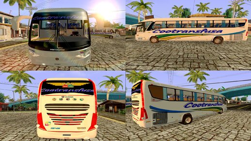 Bus 18 Marcopolo Paradiso G7 1200 4x2 Mercedes Benz O500RS con Carrocería Cootransfusa
