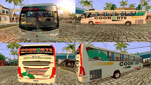 Bus 17 Marcopolo Paradiso G7 1200 4x2 Mercedes Benz O500RS con Carrocería  Coonorte