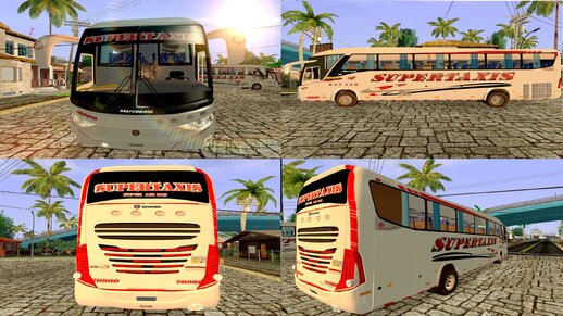 Bus 14 Marcopolo Paradiso G7 1200 4x2 Mercedes Benz O500RS con Carrocería Supertaxis