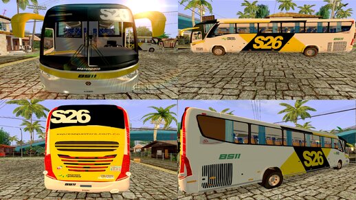 Bus 21 Marcopolo Paradiso G7 1200 4x2 Mercedes Benz O500RS con Carrocería Expreso Palmira S26 VIP 2024