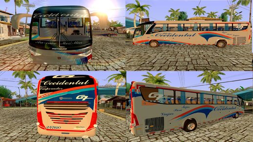 Bus 23 Marcopolo Paradiso G7 1200 4x2 Mercedes Benz O500RS con Carrocería Flota Occidental Armenia Medellín