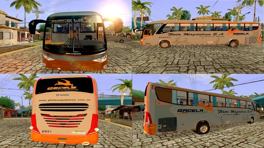 Bus 25 Marcopolo Paradiso G7 1200 4x2 Mercedes Benz O500RS con Carrocería Flota Magdalena Gacela Super Premium