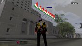 Kurdish Flag On Cityhall