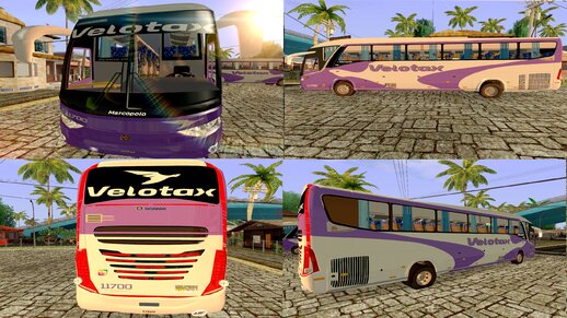 Bus 27 Marcopolo Paradiso G7 1200 4x2 Mercedes Benz O500RS con Carrocería Velotax