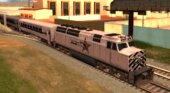 Retro Streak (SA Style SDP40F and single-level Coach)