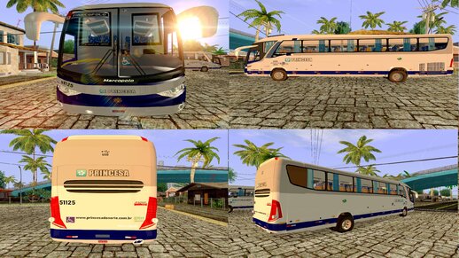 Bus 37 Marcopolo Paradiso G7 1200 4x2 Mercedes Benz O500RS con Carrocería Princesa Brasil