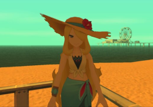 Cynthia (Summer) from Pokemon Masters